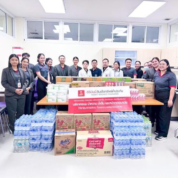 อีซี่มันนี่บริจาคโลหิตส่งต่อพลังชีวิตโรงพยาบาลสมุทรปราการ